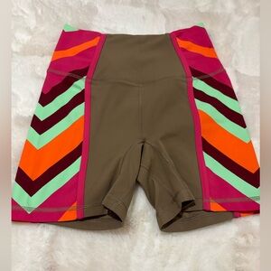 Free People Movement Never Better Colorblock Bike Shorts NWOT